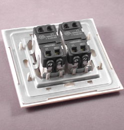 【abb大蹺板開關面板_au10253-ww_2位單控_白色方形】_價格報價_實拍圖片_參數-好住網