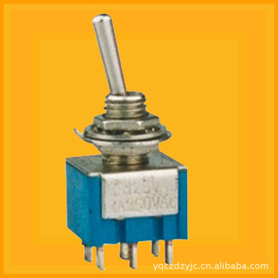 【供應(yīng)中小型優(yōu)質(zhì)鈕子開關(guān)/撥動(dòng)開關(guān)/六腳搖頭開關(guān)/搖臂開關(guān)】?jī)r(jià)格,廠家,圖片,電工開關(guān),樂清市創(chuàng)展電子-